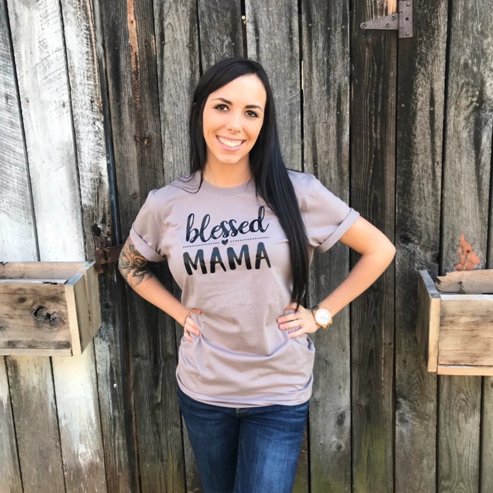 Blessed mama t-shirt